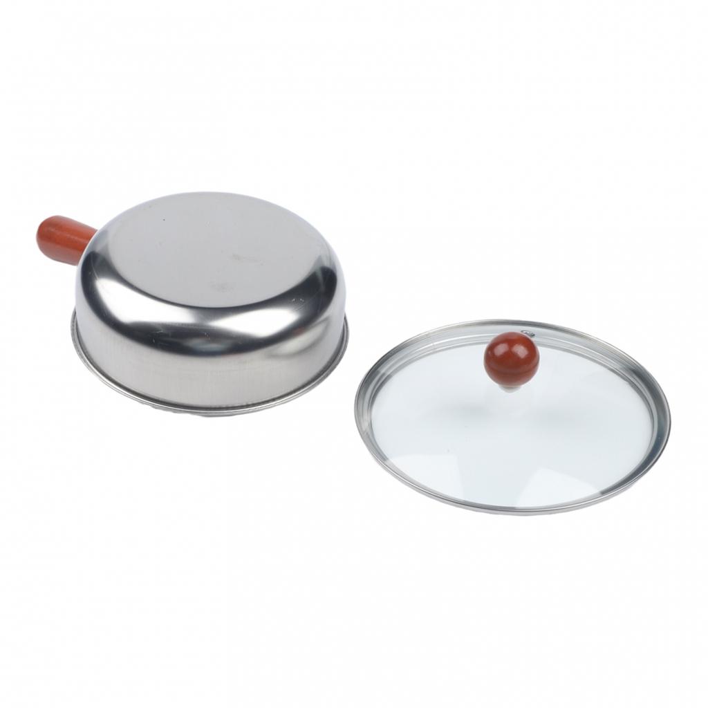 Stainless Steel Pot Baby Food Pot Cooking Bowl Heat Resistant