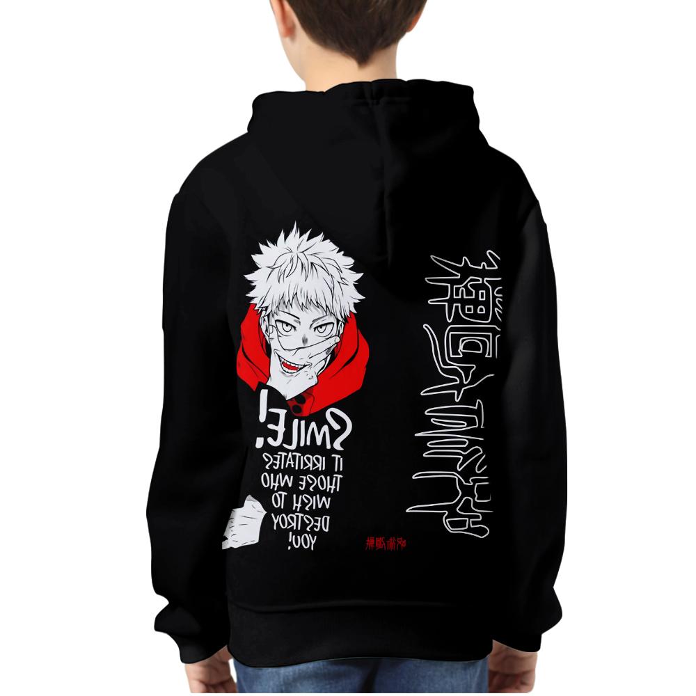 Men Women's Fleece Hooded Jujutsu Kaisen Printed Spring Autumn Pullover Sweatshirt Fashion Hoodie Casual Hip Hop New Men Tracksuit Streetwear