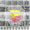 Hex Nuts And Bolt Set - 380 Pieces/120 Pieces, Durable M2 - M5 Metric Size, Universal Hardware Kit For DIY Projects And Repairs