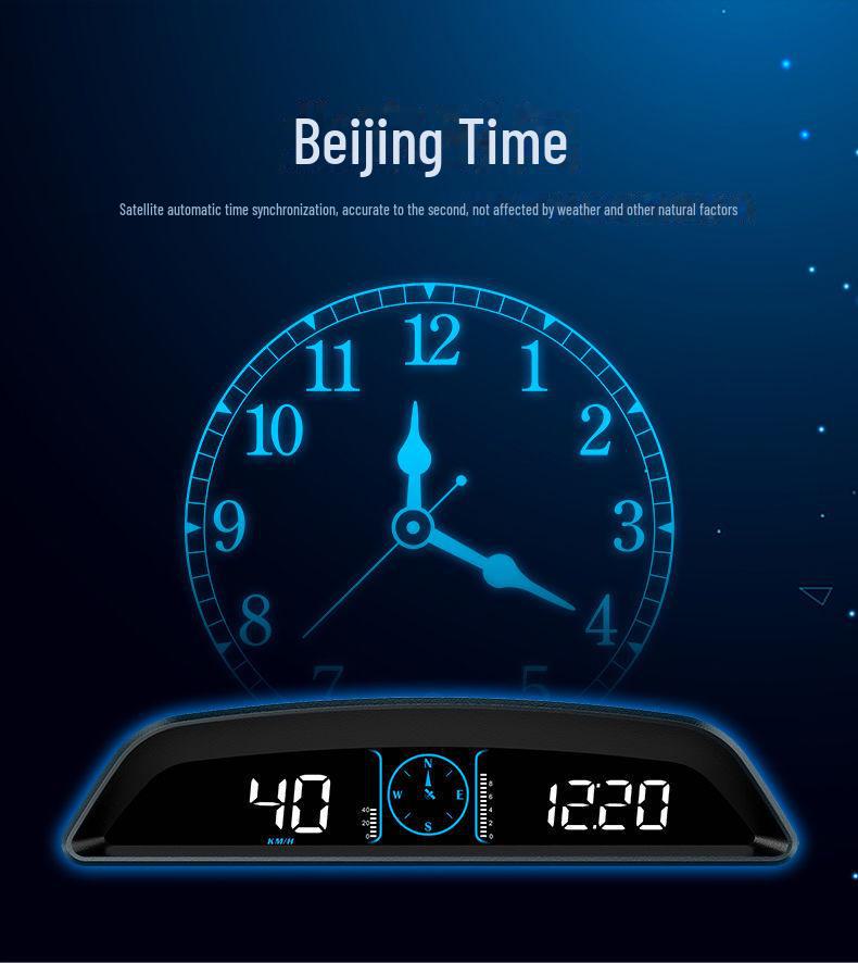 Universal Car HUD GPS Speedometer & Compass Display