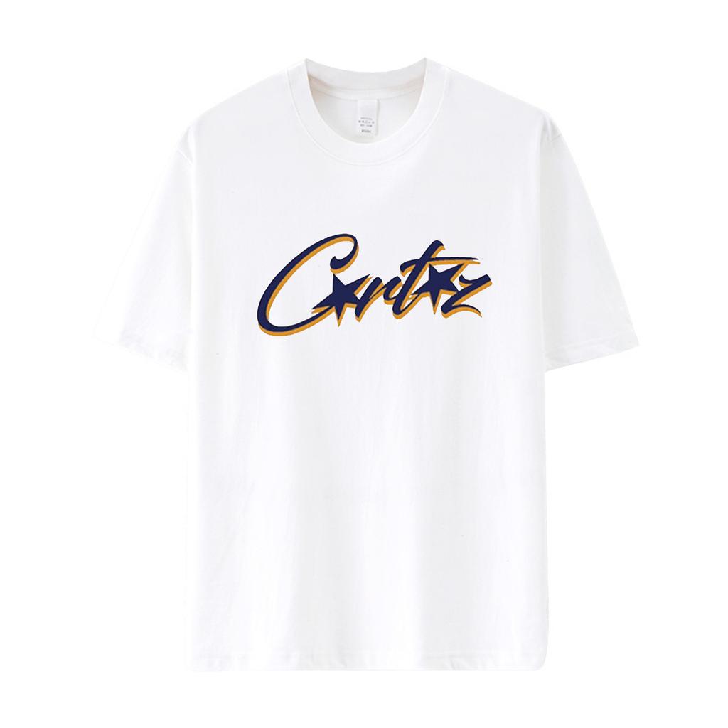 European and American Corteiz trendy street crew neck loose short-sleeved T-shirt women's fashion hip-hop skateboard casual top men
