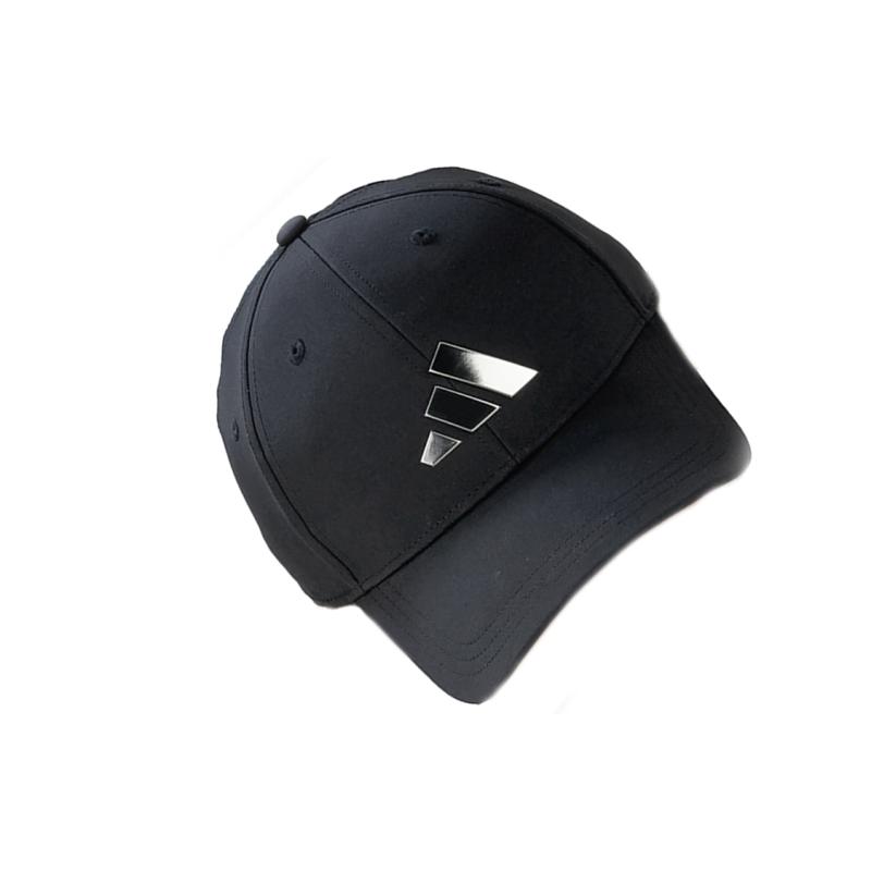 Adidas Metallic Micro Logo Sports Sunshade Baseball Cap Black Adidas HT5779