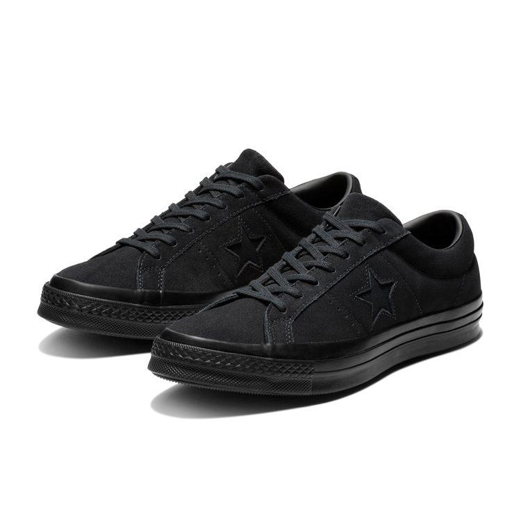 One Star Converse Low 'Triple Black' 162950C