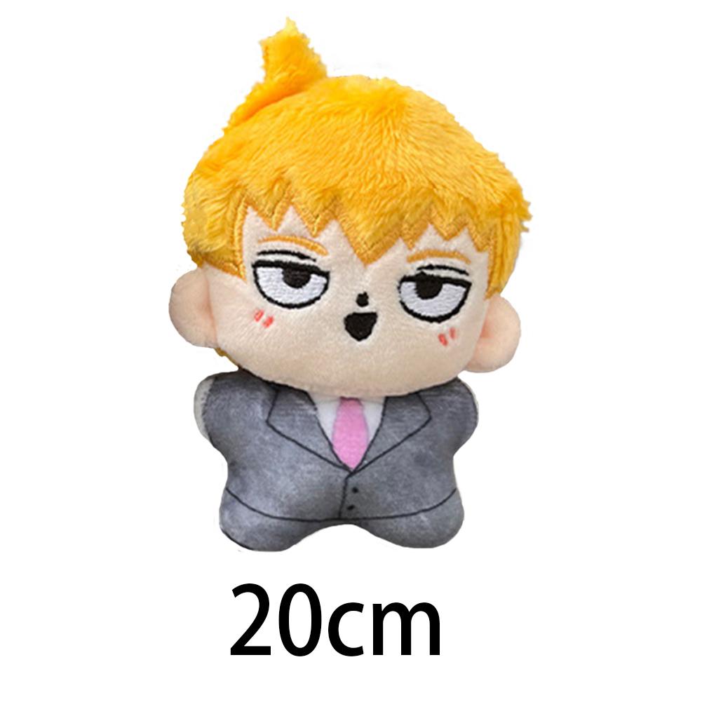 

Anime Plush Doll Mob Shigeo Keychain Mini Bag Pendant Reigen Arataka Anime Peripheral Stuffed Toy Collection ornament Gifts 20cm 20cm