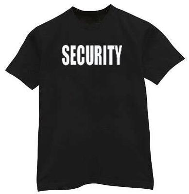 SECURITY Shirt Bouncer Event Concert Staff T-shirt