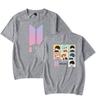 Bts Graphic Printed Modal Tee Oversized Streetwear Shirt For Kpop Fans Summer Casual