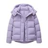 Home white duck down winter five grid down jacket women's fluffy down three-proof thickened warm jacket