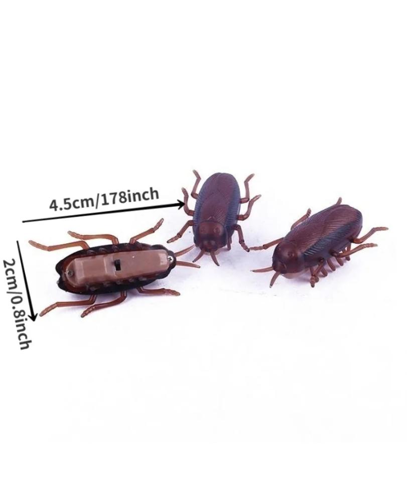 3pc Funny Simulation of Cockroaches Pet Cat Dog Kitten Interactive Training Play Toy