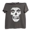 Misfits Crimson Ghost t-shirt unisex vtg manica corta grigio antracite QT7940