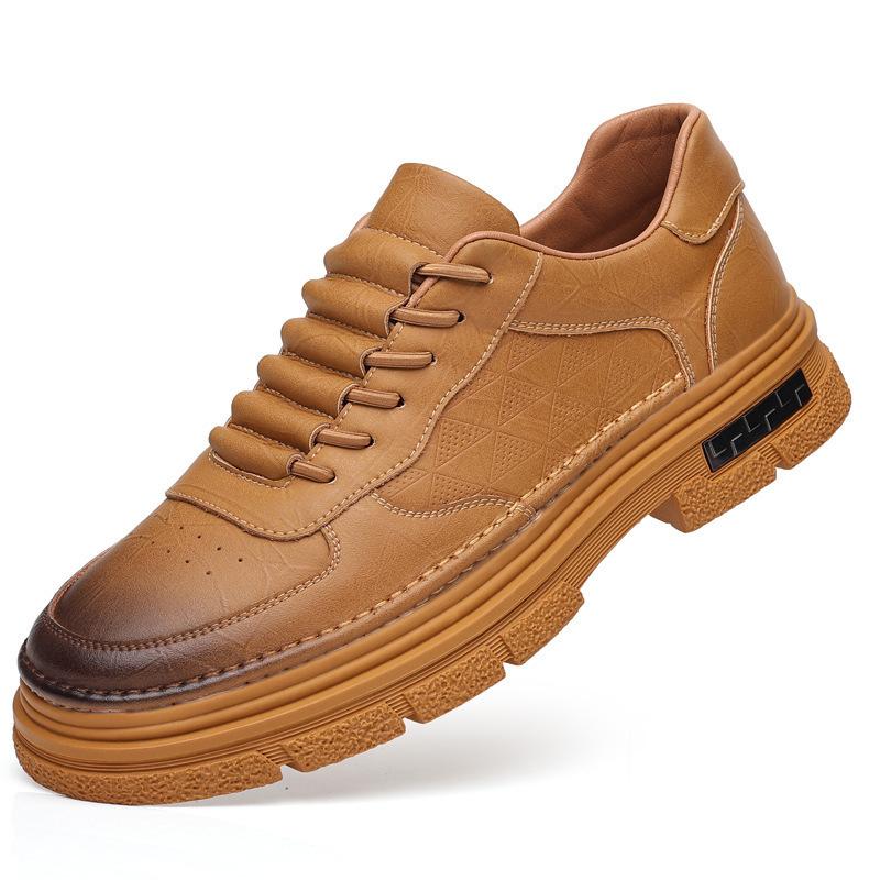 Hot-selling casual leather shoes 2025 autumn men's British versatile breathable fashion trendy shoes