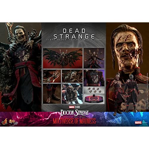 Movie Masterpiece Doctor Strange: The Multiverse of Madness Dead Strange 1/6 Scale Figure, Black, Approximately 31cm Tall, MMS654