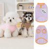 Dog Shirts Summer Printed Puppy Clothes Soft Breathable Pullover T Shirt