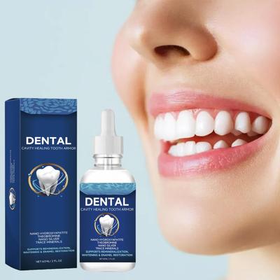 Oralhoe Dental Care Liquid Lasting Freshing Breath Deep Cleaning Oral Hygiene Removes Plaque Stains Teeth Brightening Serum 60ml