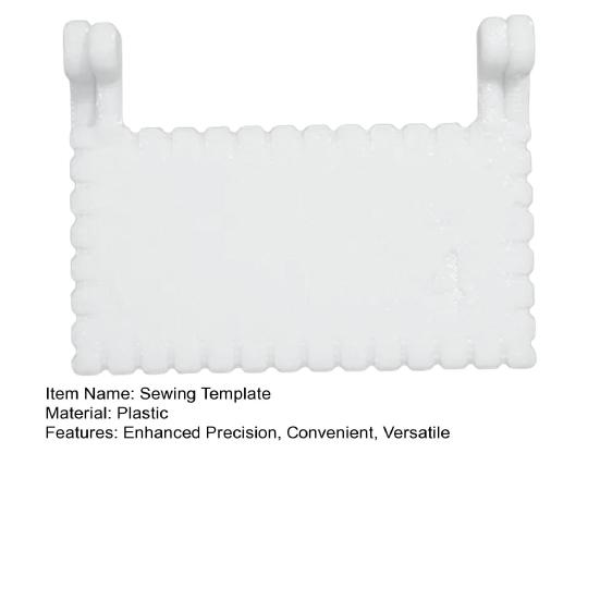 Sewing Template Clip-On Sewing Guide Ergonomic Thimble for Even Stitching DIY Leather Craft Tool for Quilting Embroidery & Repair