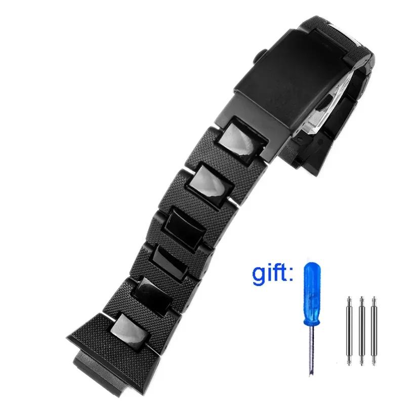 

Чорний ремінець для годинника 16 мм Для Casio Ремінець для годинника Легкий Композитний Пластик Сталь Dw5600 Подвійна застібка DW-6900/GW-M5610 B500 Ремінець 16mm чорний