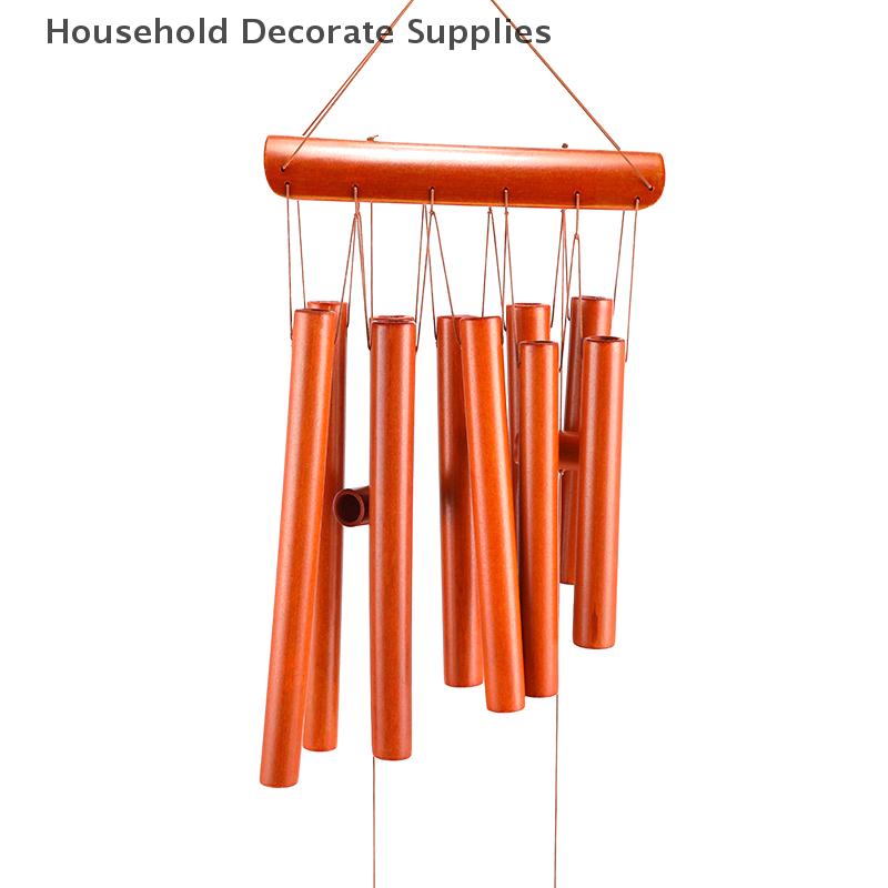 Bamboo Wind Chime Hanging Modern Natural Sounds Gift Hanging Bell Wind Bell For Room Balcony Porch Indoor Decor