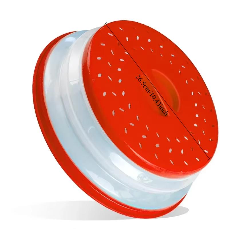 Kitchen Tools Microwave Splatter Cover Heating Folding Cover Oil-proof Splash-proof Cover Cooking Lid