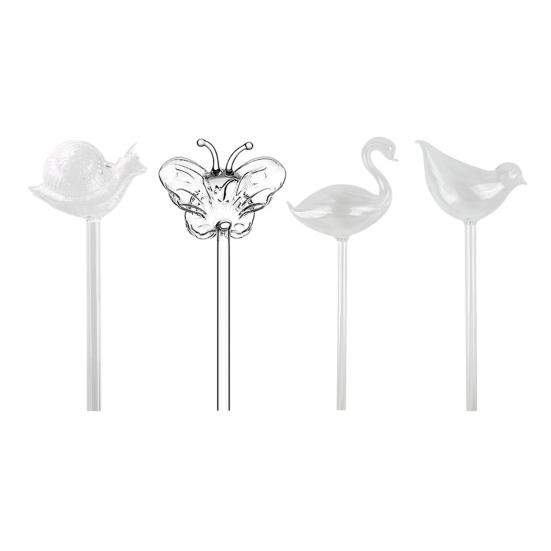 Glob de Sticlă cu Auto-Udare Pasăre Drăguță Fluture Globuri de Udare Automată Insert pentru Ghiveci Dispozitiv de Udare a Plantelor pentru Plante de Interior Udare în Vacanță