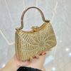 Rhinestone Handbag, Celebrity Fashion Dinner Bag, Shiny Chain Shoulder Bag, Exquisite Messenger Bag, Bag.
