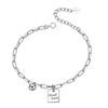 Tobillera de la suerte de diseño exclusivo para mujer 2025 – Joyería de pie moderna y exquisita Regalo para niñas