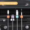 Magnetic Cable Organizer: Nail-Free Self-Adhesive Clip and Tie Holder