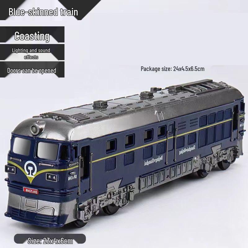 

Игрушечный зеленый поезд Fuxing Hao с инерцией, звуком и светом - Идеальный подарок для мальчиков