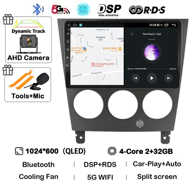 

Android 14 Carplay Auto 4G Wifi для Subaru Impreza GD GG 2002 - 2007 Автомобильный радиоприемник, мультимедийный плеер, GPS, камера 360, стереосистема
