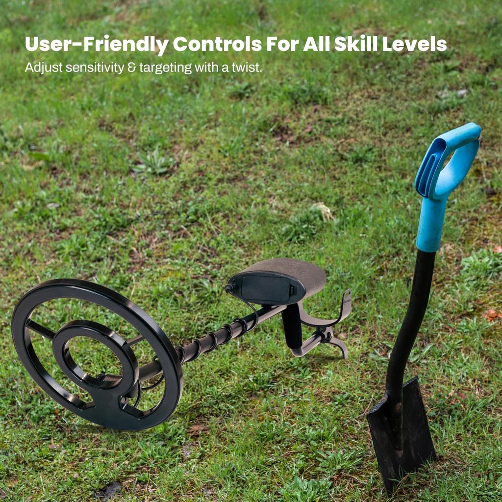 [Made In the USA] Bounty Hunter TK4 High-Sensitivity Waterproof Metal Detector