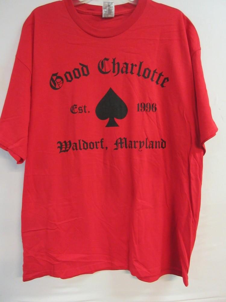 ОФИЦИАЛЬНЫЙ МЕРЧ GOOD CHARLOTTE ОСНОВАН В 1996 КОНЦЕРТ МУЗЫКА Футболка унисекс 2XL / XXL XXL