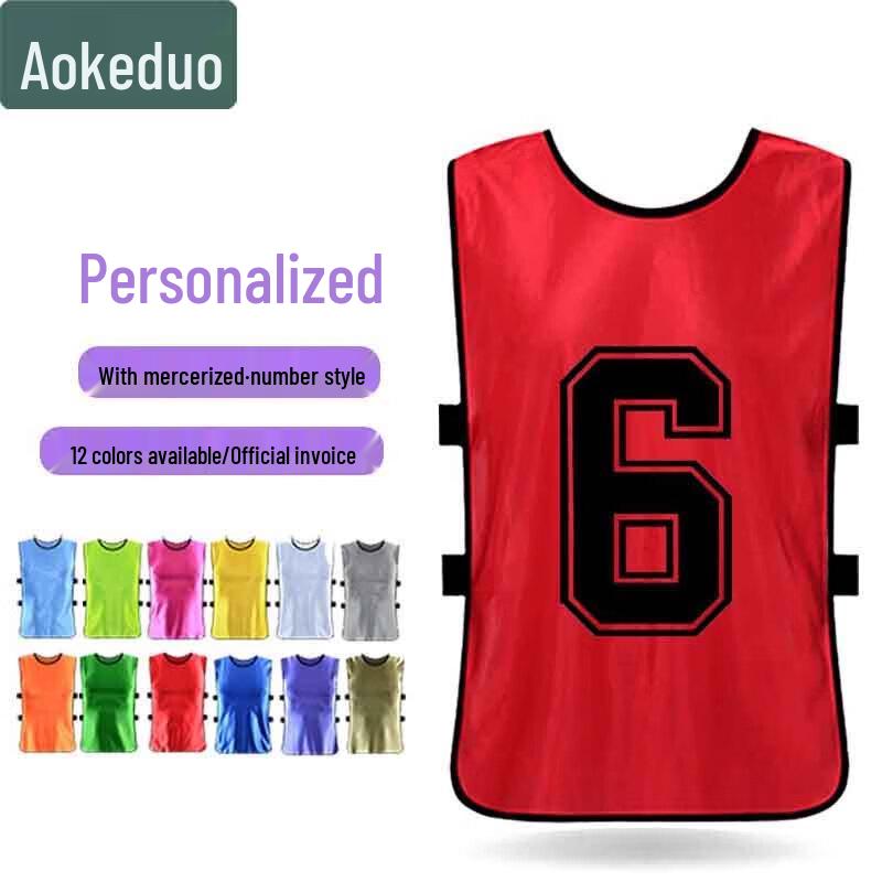 AOKEDU Football Team Training Vests One Size