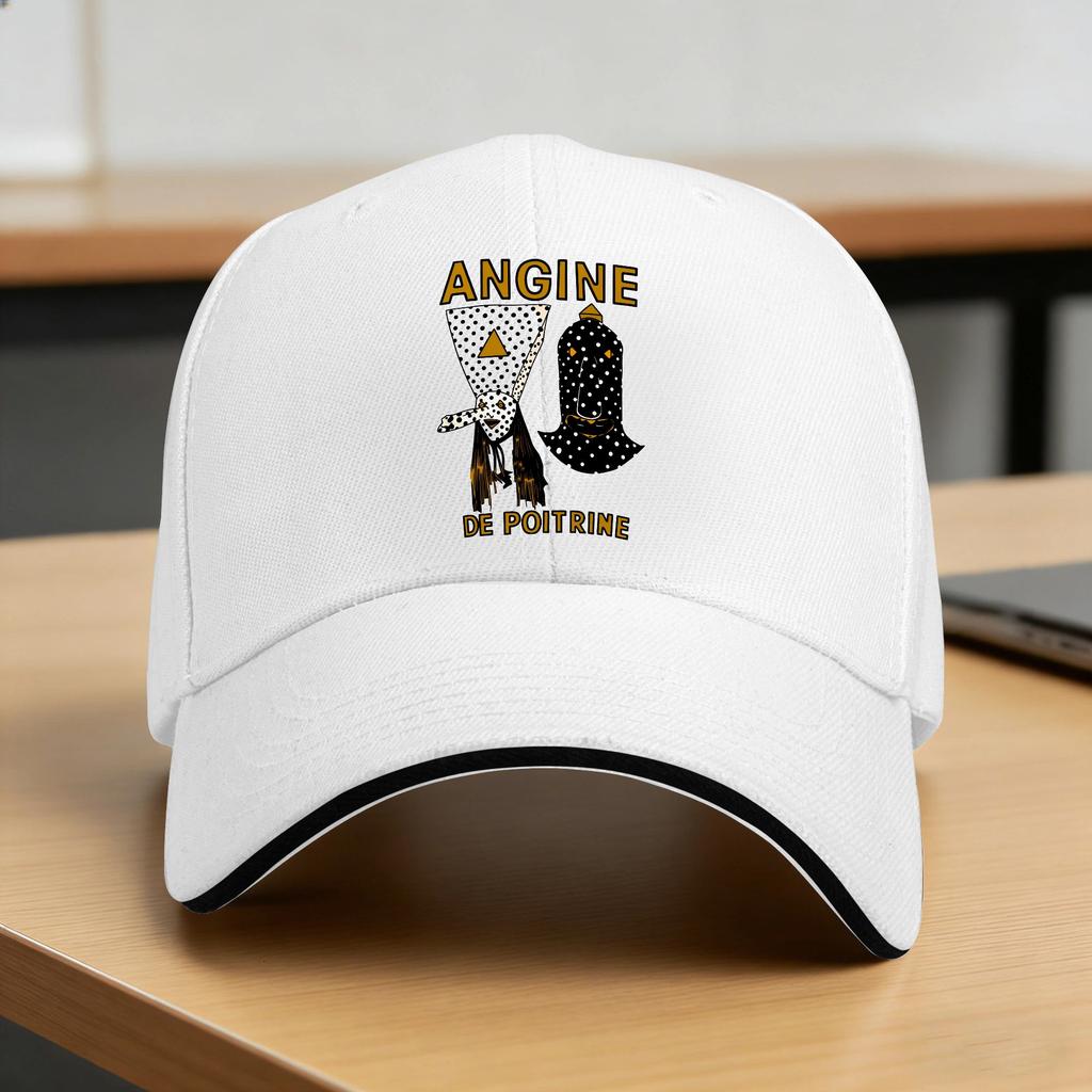 Angine De Poitrine Music Baseball Cap Unisex Men Print Trucker Hat Summer Fashion Tennis Skate High Quality Baseball Caps