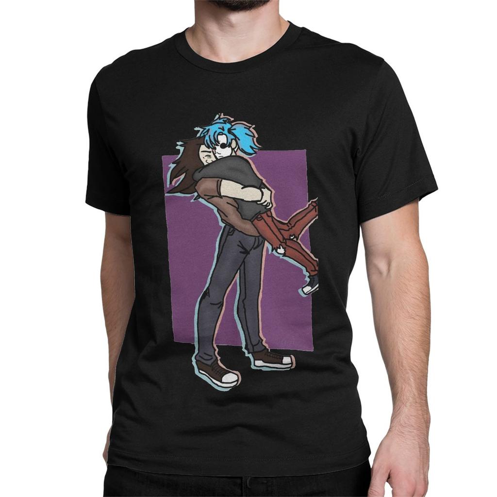 Sal Fisher Game Gothic Larry Sanitys Fall TShirt Men Women Sally Face Leisure Cotton Tees  Short Sleeve T Shirt Printed Tops
