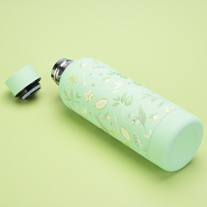 Stainless Steel Thermos Cup 3D Three-Dimensional Fruit Simple Water Cup High Value Outdoor Small Mouth Sports Water Bottle