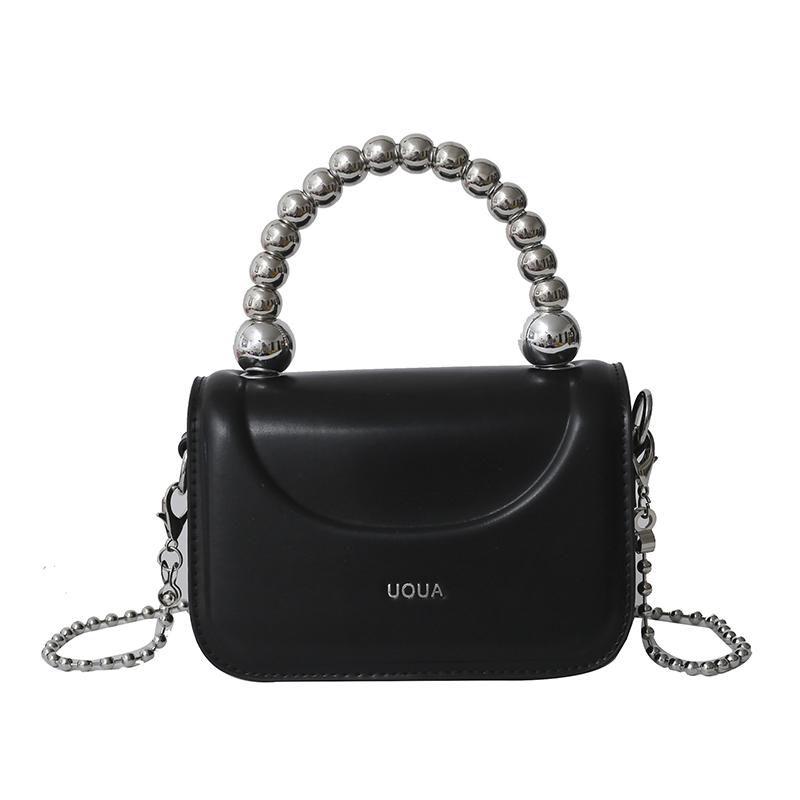 Exquisite fashion beaded handbag bag women's new foreign style versatile solid color shoulder bag high texture trend messenger bag