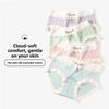 Women's Spring and Summer Sweet 10A Antibacterial Extended Crotch Breathable Non Trace Briefs