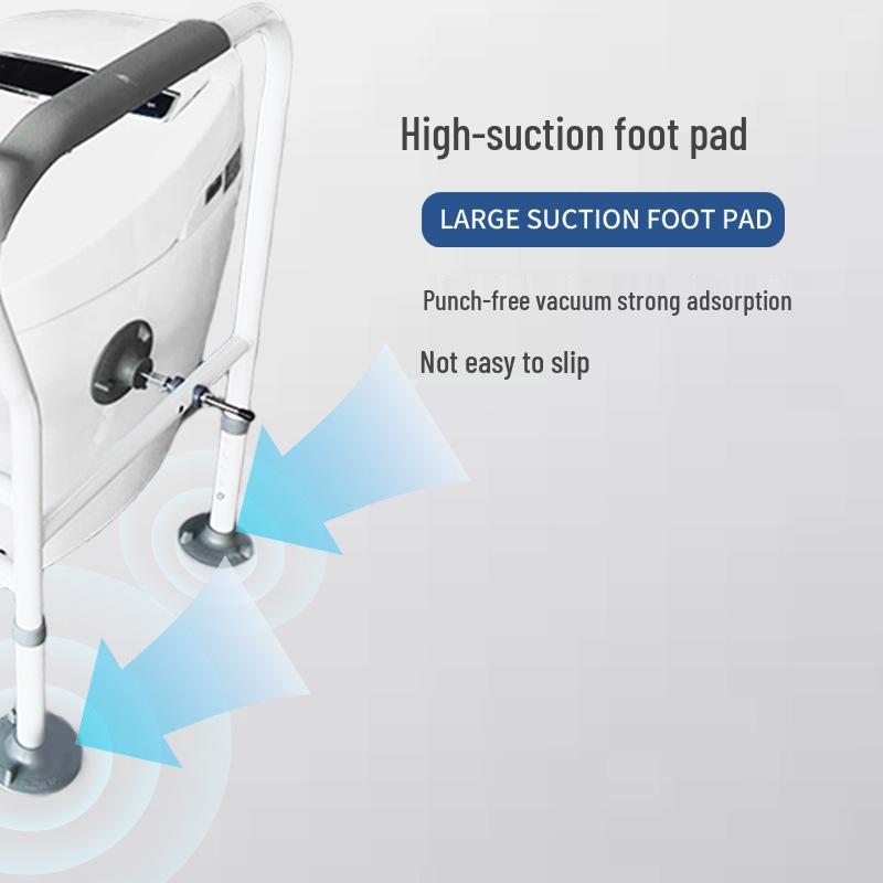 Bathroom Safety Handrail: Stand-Up Assist for Elderly and Pregnant Women