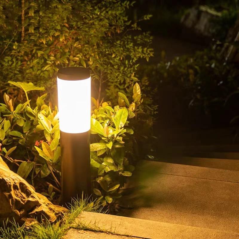 Luzes de caminho solares à prova d'água, atualizadas, para passarela, paisagem, entrada de veículos ao ar livre, luzes de ligar/desligar automaticamente para quintal, gramado, pátio