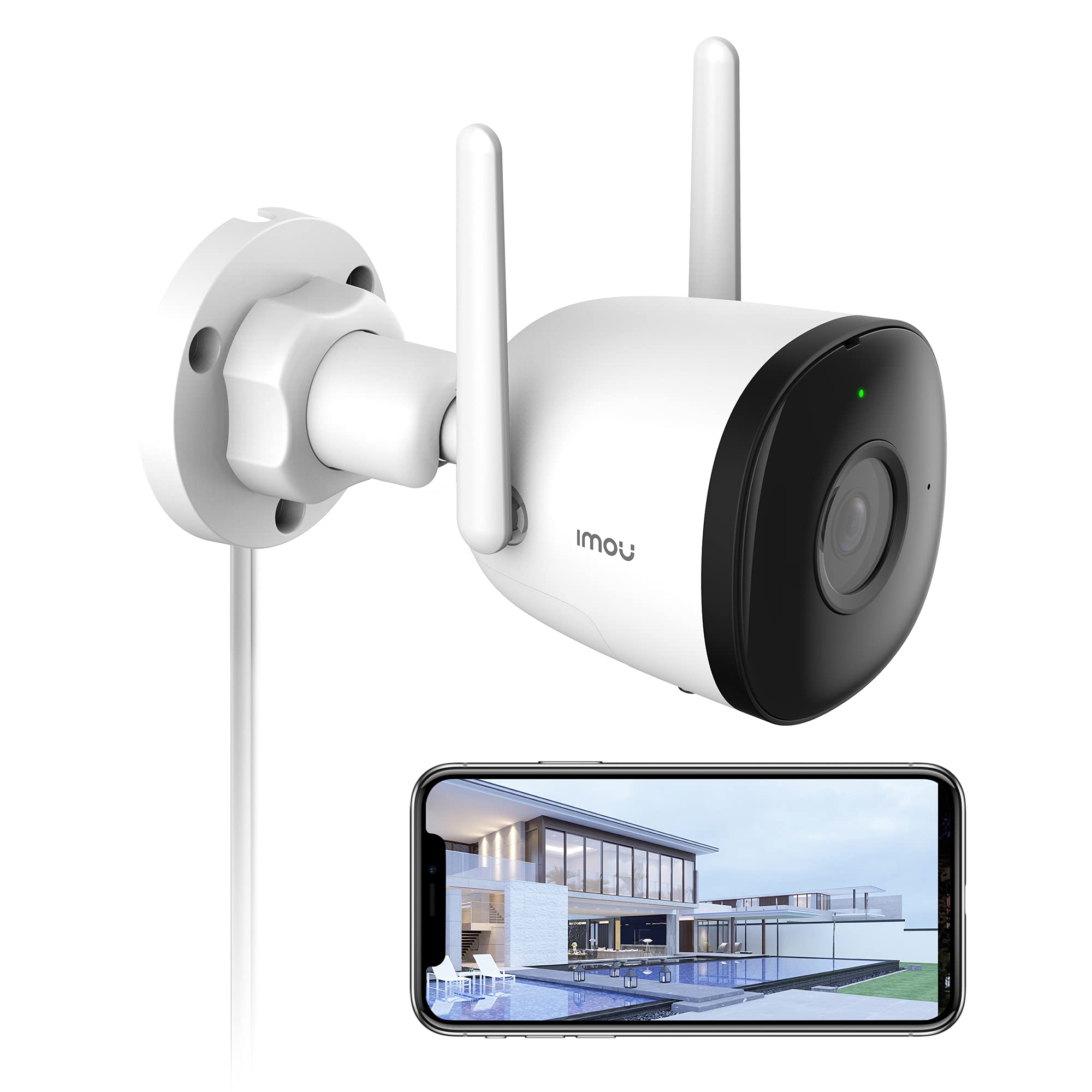 

Imou Security Camera Outdoor Wireless Night Vision Surveillance Camera 4 Мегапікселі з функцією запису IP67 Мережева камера Корпус смартфона