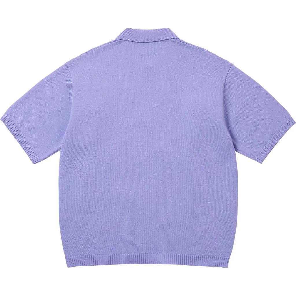 Supreme Beaded Zip Polo Lavender