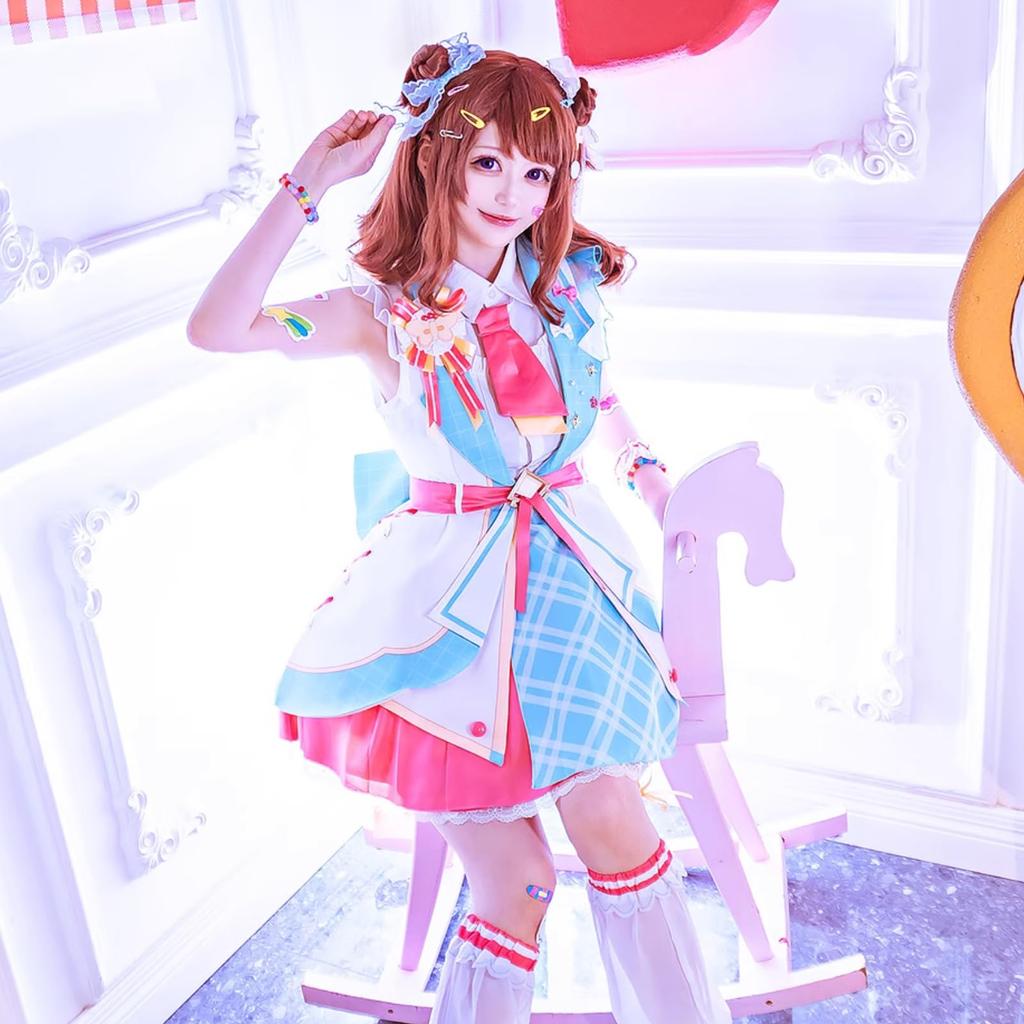 [Milky Time] BanG Dream! Kasumi Toyama Cosplay One Piece Game Executive Committee Chairman's Work (M)