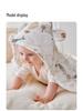 Large Cotton Swaddling Blanket for Baby & Newborn, Removable Liner, Dual-Use for Autumn/Winter, Washable, for Children.