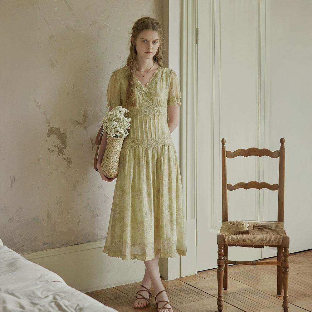 Peulaudeumali Pm_Vintage Floral Lace Dress