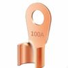 Copper OT OpenEnd Terminal, Thickened Crimp Lug, High Conductivity, sturdy Duty 5A 50pcs