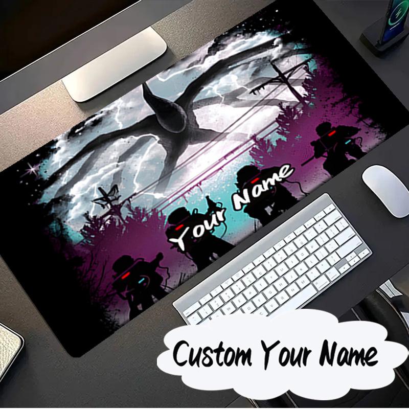 Custom Name Mouse pad Stranger Eleven Upside Down Mouse pad, Gaming Mouse Pad, keyboard pad, Desk Decor for computer notebook Fan Birthday Gift