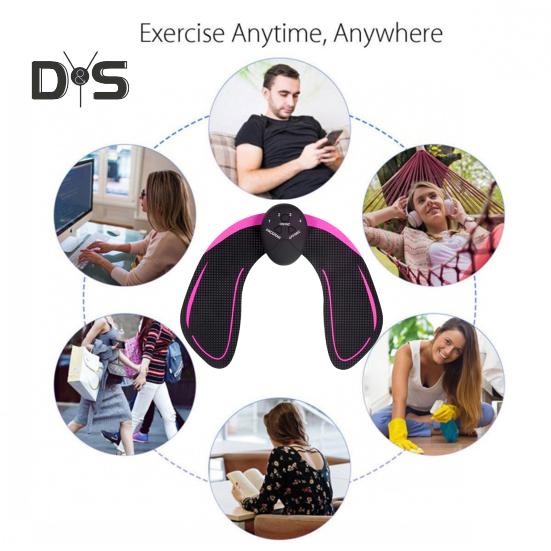 Intelligent Hip Trainer Butt Lifting Machine Adjustable Modes Battery Powered Portable Smart Booty Trainer Workout Equipment