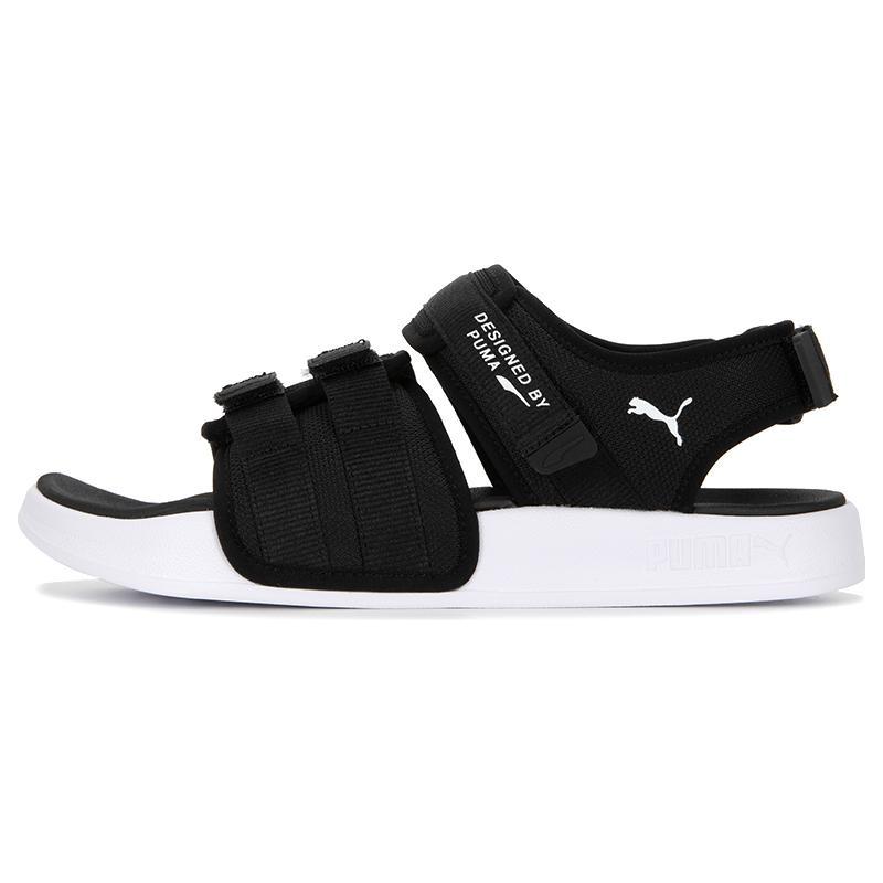 PUMA Leadcat City Sandal Black White Men s 389079-01 EU 35.5