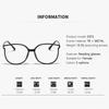 New anti-blue light progressive glasses trendy and popular style large frame with sparkling diamonds.2973