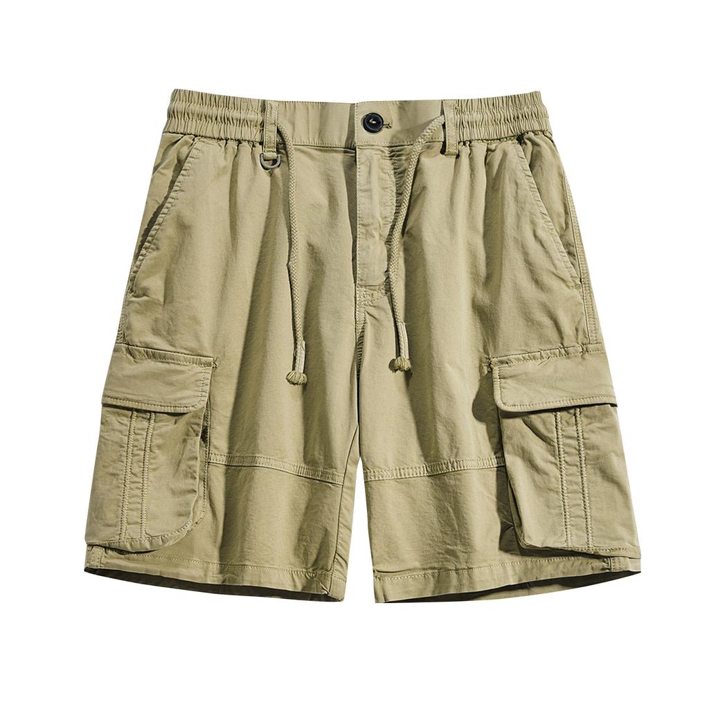Pantaloncini Cargo da Uomo Casual Colorati da Esterno con Tasche Lavoro Spiaggia