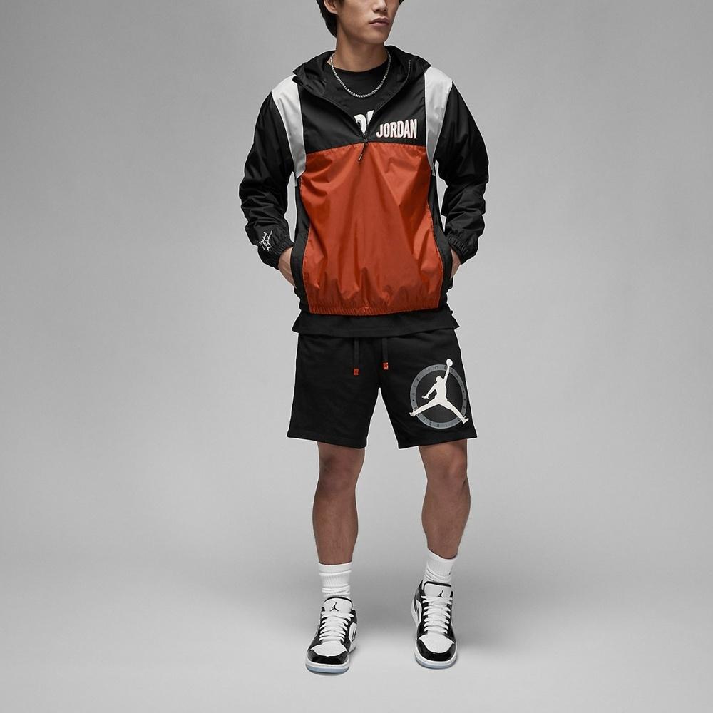 Air Jordan Flight MVP Hooded Pullover Jacket 'Black Orange' Men's DV7601-010