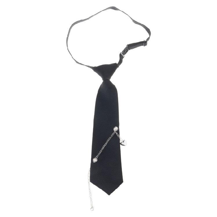 

Elegant Girls Heart Necktie With Charm Decorated Children s Necktie Suitable For Performances Festivities